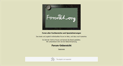 Desktop Screenshot of forennet.org